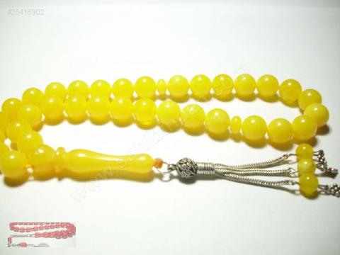 Kehribar Tesbih | K�re Kesim Damarl� Damla 